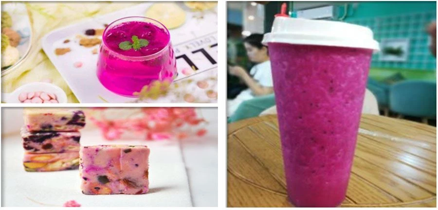 Pitaya powder application
